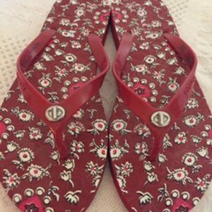 Coach - Red Flip Flops